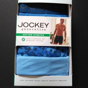 Jockey Men's 3 Pack Underwear Boxer Briefs Cotton